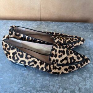 Franco Sarto Susie Leopard Print Flat Size 7.5